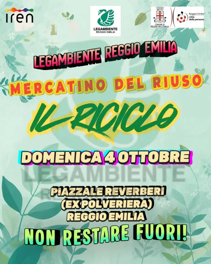 TORNA IL MERCATINO DEL RIUSO DI LEGAMBIENTE